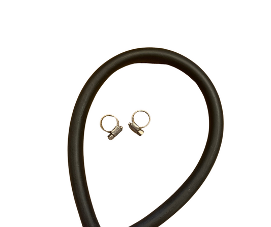 Lawnboy hose replacement with 2 hose clips